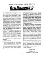 Предварительный просмотр 48 страницы MTD Yard Machines 31A-020-900 Operator'S Manual