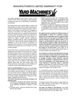 Preview for 20 page of MTD Yard Machines 410 Series Operator'S Manual