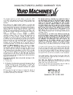 Предварительный просмотр 17 страницы MTD YARD MACHINES 599 Operator'S Manual