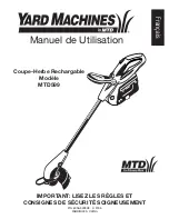 Предварительный просмотр 18 страницы MTD YARD MACHINES 599 Operator'S Manual