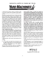 Предварительный просмотр 28 страницы MTD Yard Machines MTD16K Operator'S Manual