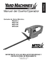 Предварительный просмотр 29 страницы MTD Yard Machines MTD16K Operator'S Manual