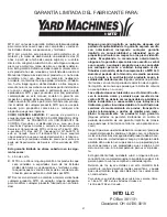 Предварительный просмотр 48 страницы MTD Yard Machines MTD25P Operator'S Manual