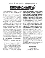 Preview for 64 page of MTD Yard Machines Y700 Operator'S Manual