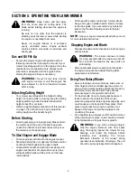 Preview for 9 page of MTD Yard-Man 109 Operator'S Manual