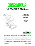 MTD Yard-Man 203b Operator'S Manual preview