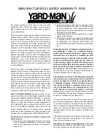 Предварительный просмотр 24 страницы MTD Yard-Man 203b Operator'S Manual