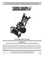 MTD YARD-MAN 31AE5KLG801 Manual preview