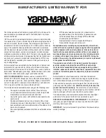 Preview for 16 page of MTD Yard-Man 588 Operator'S Manual