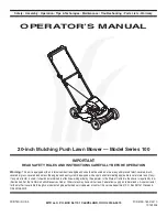 MTD Yard-Man Series 100 Operator'S Manual preview