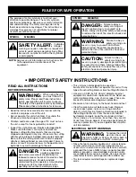 Предварительный просмотр 3 страницы MTD Yard-Man YM137 Operator'S Manual