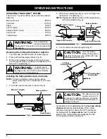 Предварительный просмотр 8 страницы MTD Yard-Man YM137 Operator'S Manual