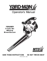 MTD Yard-Man YM320BV Operator'S Manual предпросмотр