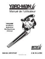 Preview for 23 page of MTD Yard-Man YM320BV Operator'S Manual