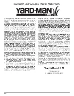 Предварительный просмотр 56 страницы MTD Yard-Man YM90BC Operator'S Manual