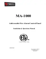 MTech MA-1000 Installation & Operation Manual предпросмотр