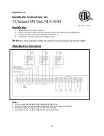 Предварительный просмотр 47 страницы MTech MA-1000 Installation & Operation Manual