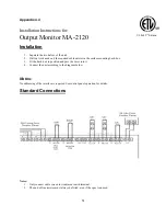 Предварительный просмотр 52 страницы MTech MA-1000 Installation & Operation Manual