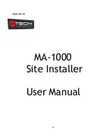 Предварительный просмотр 62 страницы MTech MA-1000 Installation & Operation Manual