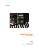 MTG MIDI Patch Changer User Manual preview