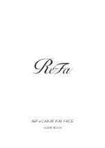 Предварительный просмотр 1 страницы MTG ReFa CARAT RAY FACE Manual Book