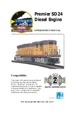 Предварительный просмотр 1 страницы MTHTrains 20-2281-1 Operator'S Manual