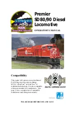 Предварительный просмотр 1 страницы MTHTrains 20-2299-1 Operator'S Manual