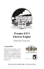 Preview for 1 page of MTHTrains 20-5556-1 Operator'S Manual