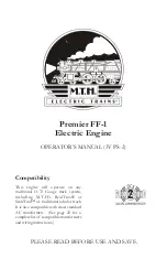 Предварительный просмотр 1 страницы MTHTrains 20-5584-1 Operator'S Manual