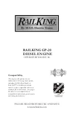 Preview for 1 page of MTHTrains 30-20089-1 Operator'S Manual