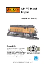 MTHTrains 30-2314-1 Operator'S Manual предпросмотр