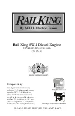 Предварительный просмотр 1 страницы MTHTrains 30-2742-1 Operator'S Manual