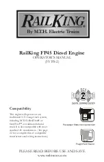 Предварительный просмотр 1 страницы MTHTrains 30-2907-1 Operator'S Manual