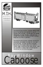 MTHTrains Bay Window Caboose Manual preview