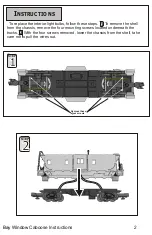 Preview for 2 page of MTHTrains Bay Window Caboose Manual