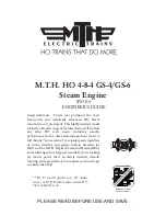 Preview for 1 page of MTHTrains HO 4-8-4 GS-4 Engineer'S Manual