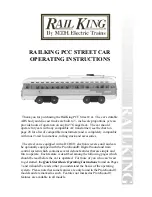 Preview for 1 page of MTHTrains PCC Street Car Operating Instructions Manual