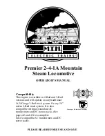 Preview for 1 page of MTHTrains Premier 2-4-1A Mountain Operator'S Manual