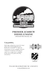 MTHTrains PREMIER AC4400CW DIESEL ENGINE Operator'S Manual preview