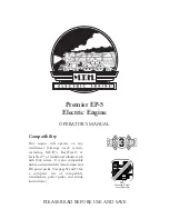 MTHTrains Premier EP-5 Operator'S Manual предпросмотр