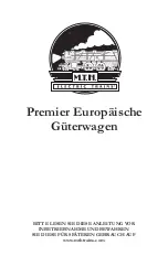 Preview for 9 page of MTHTrains Premier European Freight Cars Manual