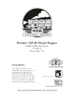 MTHTrains Premier GP-40 Operator'S Manual preview