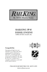 MTHTrains RAIL KING FP45 DIESEL ENGINE Operator'S Manual preview