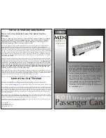 MTHTrains RailKing 60ft Streamlined Passenger Cars Instructions preview