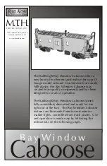 MTHTrains RailKing Bay Window Caboose Instructions Manual preview