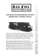 Предварительный просмотр 1 страницы MTHTrains RAILKING DASH-8 Operating Instructions Manual