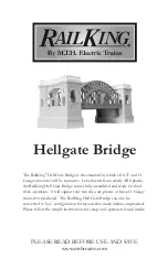 MTHTrains RAILKING Hellgate Bridge Instructions предпросмотр