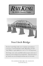 MTHTrains RailKing Steel Arch Bridge Manual preview