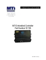 Предварительный просмотр 1 страницы MTI 91795 Installation Manual