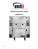 Предварительный просмотр 1 страницы MTI AUTOFRY Mini-C Operator'S Manual